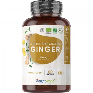 Biologische gember capsules van WeightWorld