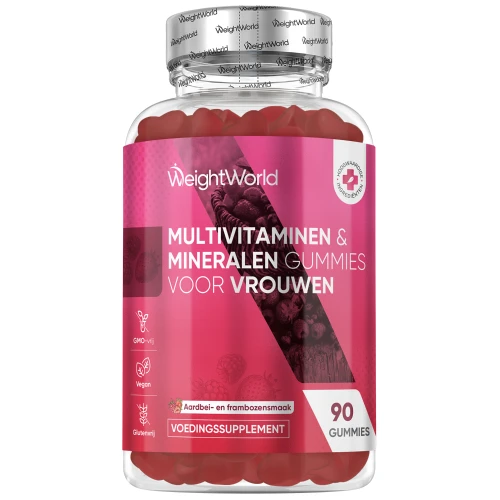 Multivitamine Vrouw - 90 gummies - Vitamine Vrouw - Multi vitamines - 1.5 maanden voorraad