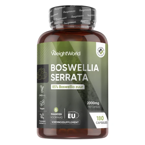Boswellia Serrata - 2000mg - 180 capsules - Hoge kwaliteit - 6 maanden voorraad - WeightWorld