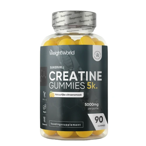 Creatine Gummies - 5000mg - Creatine Monohydraat - WeightWorld