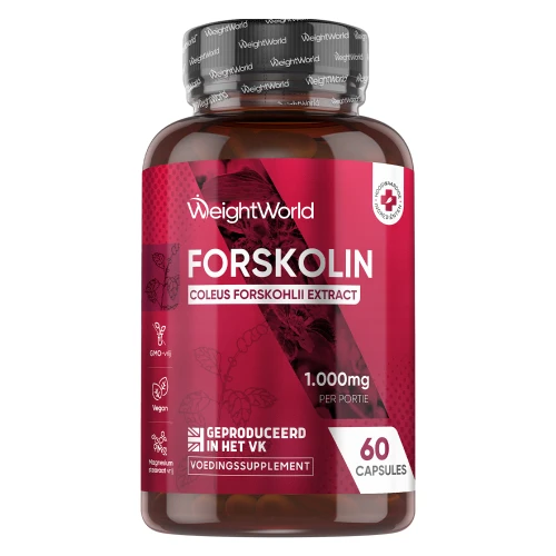 Forskolin - 1000mg 60 Capsules - Coleus Forskohlii-extract - Voedingssupplement
