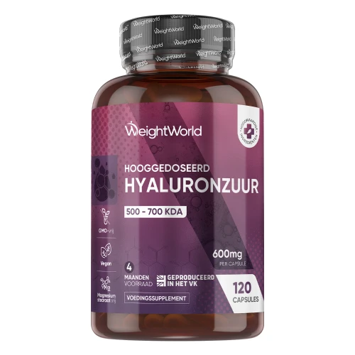 Hyaluronzuur Capsules - 600 mg 120 Capsules