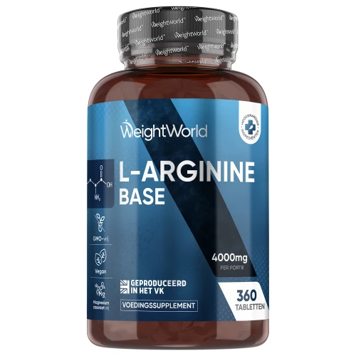 L-Arginine tabletten - 4000 mg 360 tabletten