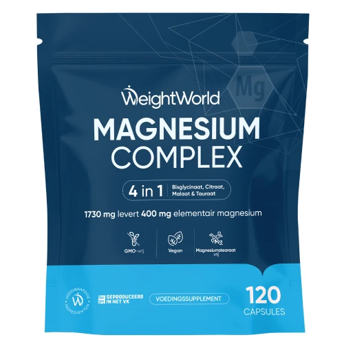 Magnesium Complex - 1730mg - 120 capsules - WeightWorld