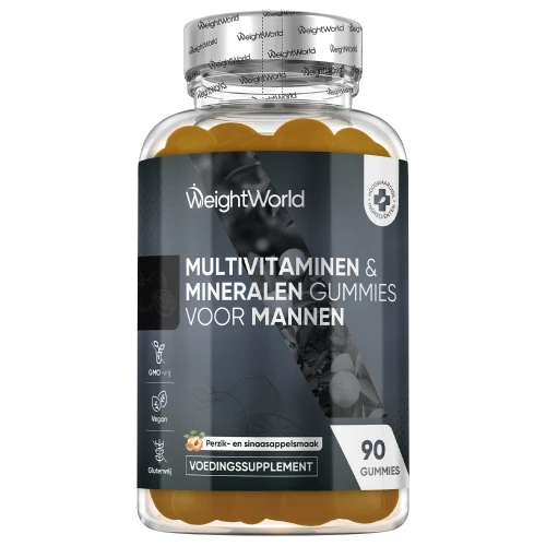 Multivitamine Man - 90 Gummies - Multi Vitamine - Vitamine Supplementen - Van 1.5 maand
