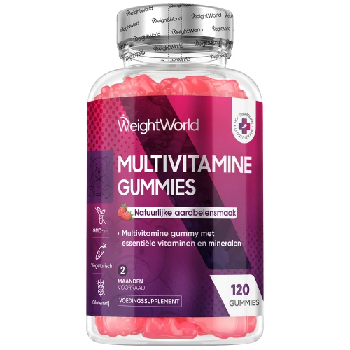 Multivitamine Gummies - 120 Gummies - 13 Vitaminen & Mineralen - Multi Vitamine - 2 maanden voorraad