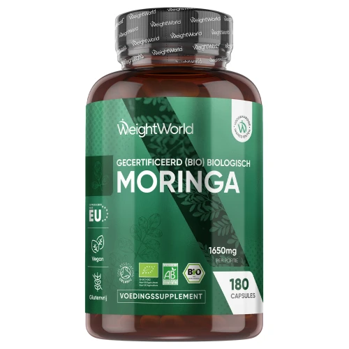 Moringa Oleifera - 180 capsules 1650 mg - Moringapoeder - Antioxidant supplementen