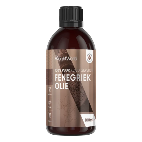 Fenegriek olie - 100ml koudgeperst en onbewerkt - WeightWorld