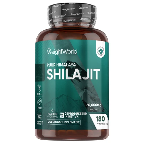Pure Himalaya Shilajit - 20000mg 180 Capsules -Shilogy Voor Meer Energie en Vitaliteit