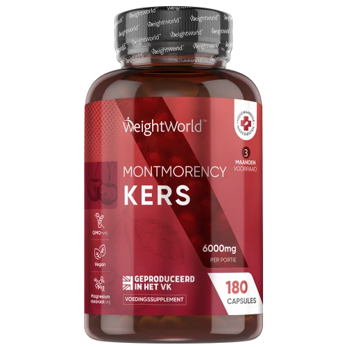 Montmorency kers | 6000 mg 180 Capsules | kersen | van 3 maanden