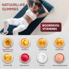 De inhoud van de appelazijn gummies van WeightWorld