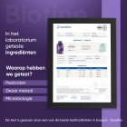 Een weergave van het zuiverheids certificaat van het biotine supplement 