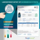 Certificaat van zuiverheid van de collageen pillen van WeightWorld